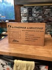 Lithonia Lqm Swr 120 277 Exit Sign - Red   White Emergency Safety Lighting Light