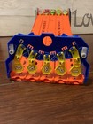 Euc Hot Wheels Roll Out Raceway Track Set-model Gyx11 With 5 Hotwheel Race Cars