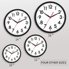 14 Inch Wall Clock Modern Small Wall Clocks Battery Operated Silent Non-ticking