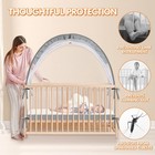 Crib Tent To Keep Baby From Climbing Out - Crib Net To Keep Baby In - Pop Up    