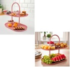 Ikea Sommaroga Pink Serving Stand Two Tiers New 005 438 32