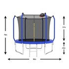 8ft Trampoline With Basketball Hoop   Enclosure Net  Astm Approved