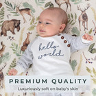 - 2 Pack Premium Changing Pad Cover - Ultra-soft Cotton Blend  Stylish Woodland 
