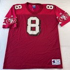 Champion San Francisco 49ers Jersey Men   s 44 Steve Young  8 Nfl Red Shirt 