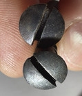 2 Surplus Mauser Buttplate   Sling Swivel Base Screws Vintage Military Gun Parts