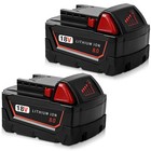 For Milwaukee For M18 8 0ah Battery Lithium Extended Capacity 48-11-1860 2pack