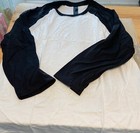 Hanes 5937 Authentic Long Sleeve Cotton T-shirt Large Size 