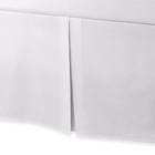 Solid White Tailored Bed Skirt 550 Tc Cotton Split Corner All Bed Size Drop Sale