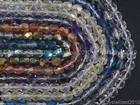 2 Strands Top Quality Czech Crystal Faceted Drum Spacer Beads 4mm 6mm 8mm 15 5 