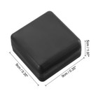 Wooden Soap Holder  Detachable Soap Box  single Pack Right Angle Black 