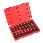 16pc Security Locking Key Lug Nut Master Pro Socket Set Tool Kit Wheel Removal