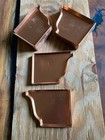 6 Inch Copper K Style End Caps  6 Left End Caps   6 Right End Caps All New
