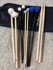 Zildjian Zsb Basic Drumstick Bag With 5 Pairs Of Mallets Sticks Vic Firth Balter