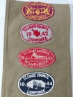 Vintage 1940s Boy Scout Of America Bsa Merit Patch Badge Sash St Louis Camporee