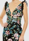 Nwot Mac Duggal Women   s Embroidered Floral Gown Size 14