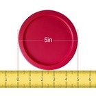 Replacement Lids Fits Pyrex 2-cup Round Glass Cover For 7200-pc Red 10 Pack