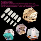 500pcs Fashion Manicure Full Cover Natural False Nails Fake Tips Tools With Box