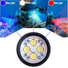 25000lm Diving Flashlight Scuba Dive Torch Red blue white Light 120m Underwater