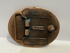 Vintage Smokey Bear Prevent Forest Fires Belt Buckle 1987 Bronze Wyoming