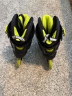 Rollerblade Maxxum Edge 125 3wd Inline Skates Size 10 Neon Yellow black Used 1x