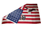 3x5 Usa American Bird Bike Chopper Motorcycle Eagle Flag Banner Grommets 100d