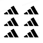 Adidas Inspired Heat Transfer Iron On Logo 6pcs Pick Your Color Size Htv