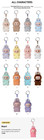 Choose Your Letter Labubu V4 Pin For Love A-z Popmart Authentic V1 V3 V2