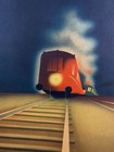 Dsb Orig Danish State Railways Travel Poster 1937 24 1 4 x39 1 4  Train Railroad
