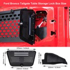 Foldable Tailgate Storage Box With Password Lock For 2021  Ford Bronco 2 4 Door