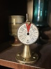 Vintage Ship Telegraph Throttle Decorative Desk Thermometer - Model Ship