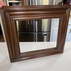 Vintage Ornate Beautiful Dark Wood Picture Frame 18   x16   