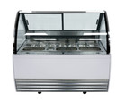 Nsf 56  10 Pan Gelato Display Showcase Dipping Cabinet Ice Cream Freezer