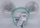Disney Parks Mickey Minnie Christmas Holiday Snow Globe Mouse Ears Headband 2022