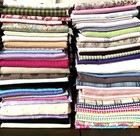 27 Yards Mixed Fabric Lot - 54 Different 1 2 Yard Pieces - Craft Material Scrap