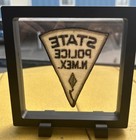 Vintage Early New Mexico State Police Patch Cloth Back 1940-1960