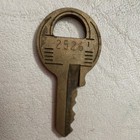 Vintage Master 2526 Brass Key Blank Collectible Decor Antique Locksmith Display