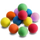 12 Pieces Soft Foam Balls Lightweight Mini Assorted blue green orange pink red
