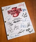 Stranger Things 3 Script Signed- Suzie  Do You Copy - Autograph Reprints