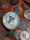 100  Legit Hobo Nickel Hand Carved Skull Boy       76 Of 2024  real Us Currency 