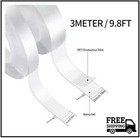 4 Rolls Double Sided Heavy Duty Tapes  Clear Two Sided Mounting Adhesive Tape   