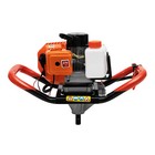 52cc 2 4hp 2stroke Post Hole Digger Earth Auger Gasoline One Man Machine 3xdrill