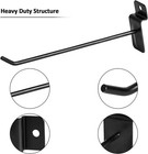 100 Pack Slatwall Hooks  6 Inch Slat Wall Hanging Hooks Panel Display 6