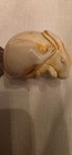 Vintage Mfa Boston Museum Of Fine Arts Seated Hare Rabbit Netsuke Figurine 