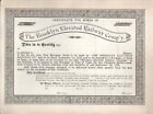 2 Rare 1879   1880 Brooklyn Elevated Railway Co  Stock Certificates Nyc Subway