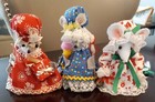Lot Of 3 Mice Felt 4  Miniature Fur Mouse Handmade