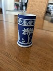 Wedgwood Cylinder Spill Vase Jasperware Portland Blue Very Old