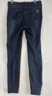 Horze Kaia Womens High Waist Denim Silicone Full Seat Breeches Dark Blue Size 28