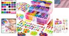 Ultimate Kids Bracelet Making Kit - 17500  Rubber Bands   600 S-clips Included