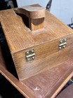 Griffin Shinemaster Wooden Shoe Shine Box Kit W  Brush And Boot Cream