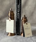 Set- Hearth   Hand With Magnolia Salt   Pepper Copper Finish Crank Grinders New